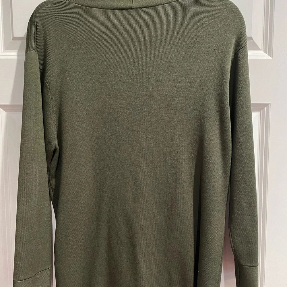 Due Per Due 3/4 Sleeve Sweater 80% Silk 12% Nylon 8% Spandex XL Dry Clean - Picture 3 of 3